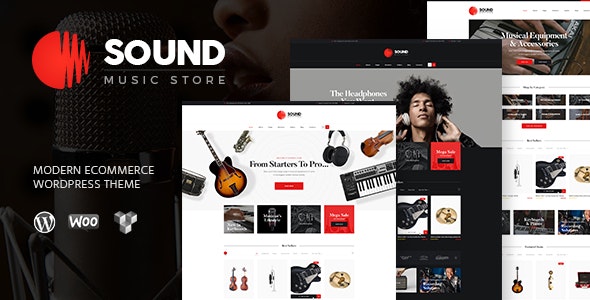 Sond Music Store WordPress theme
