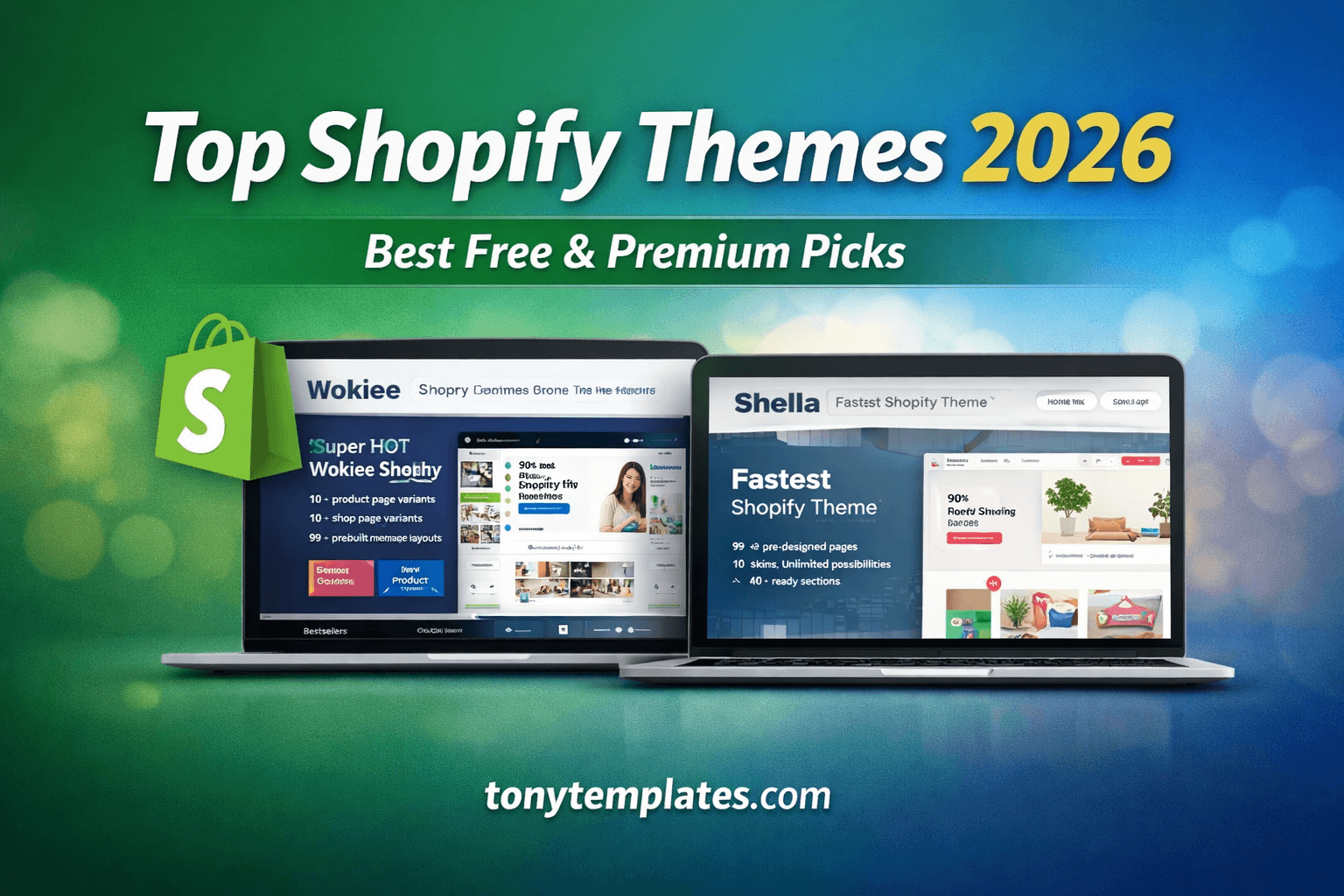 Top 10 Shopify Templates 2026 Best Themes Bonuses